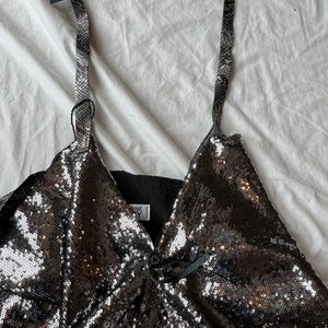 Katharine Story sequin halter top Size L